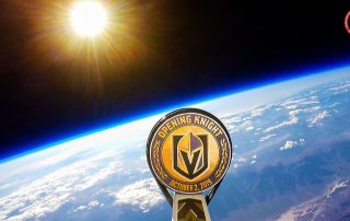 Vegas Golden Knights Weather Balloon Puck Drop