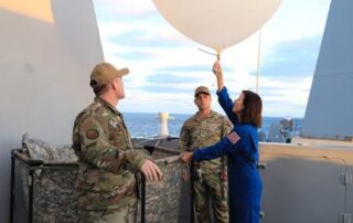 Artemis I Orion Recovery Weather Ballon Release