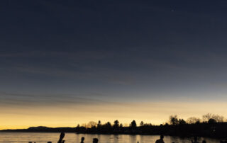 Moon’s Shadow over Lake Magog