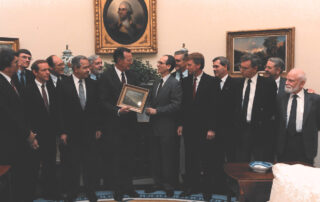 space-memory:-voyager-gift-for-pres-george-hw.-bush