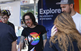 rainbow-alliance-advisory-group-showcases-nasa-at-pride-event in-downtown-cleveland