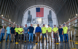 from-one-crew-to-another:-artemis-ii-astronauts-meet-nasa-barge-crew