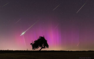 Meteors and Aurora over Germany