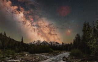 A Night Sky over the Tatra Mountains