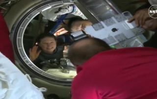 soyuz-hatch-closed,-trio-prepares-to-undock-from-station