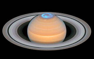 Aurora around Saturn’s North Pole
