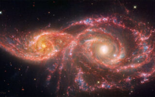 Colliding Spiral Galaxies from Webb and Hubble
