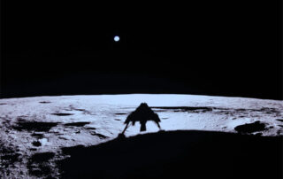 Blue Ghost on the Moon