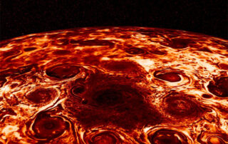 Cyclones at Jupiter’s North Pole