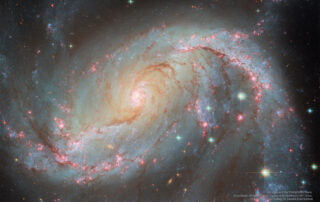 NGC 1672: Barred Spiral Galaxy from Hubble