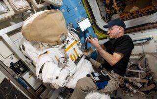 crew-works-on-spacesuits,-studies-how-space-affects-breathing,-blood-system