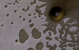 An Unusual Hole in Mars