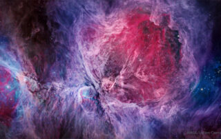 The Orion Nebula in Visible and Infrared