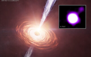 nasa’s-chandra-sees-surprisingly-strong-black-hole-jet-at-cosmic-“noon”