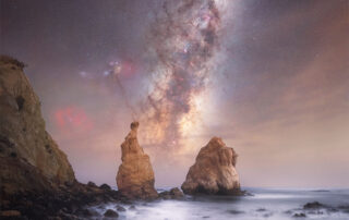 Milky Way Through Otago Spires