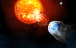 discovery-alert:-flaring-star,-toasted-planet