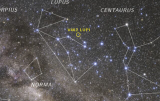 Nova V462 Lupi Now Visible