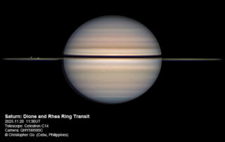 Dione and Rhea Ring Transit