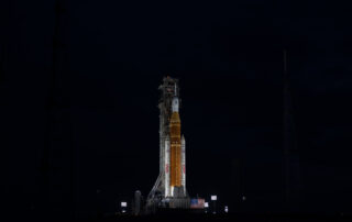 Artemis II at Launch Pad 39B