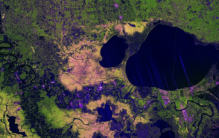 nasa-isro radar-mission peers-through-clouds-to-see-mississippi river delta