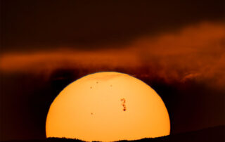 Active Sunspot Region 4366 Crosses the Sun