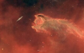 CG 4: The Globule and the Galaxy