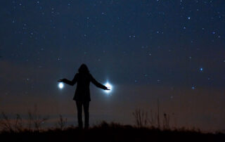 Jupiter and Venus from Earth