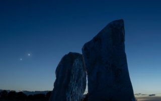 Venus and Jupiter: Conjunction from Avebury