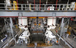 nasa’s-artemis-iii-flight-hardware-stacks-up-at-kennedy