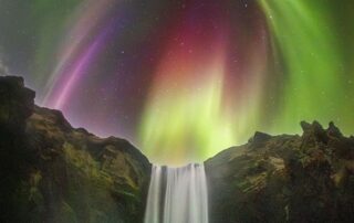 apod:-2026-august-27-–-colorful-aurora-over-an-icelandic-waterfall