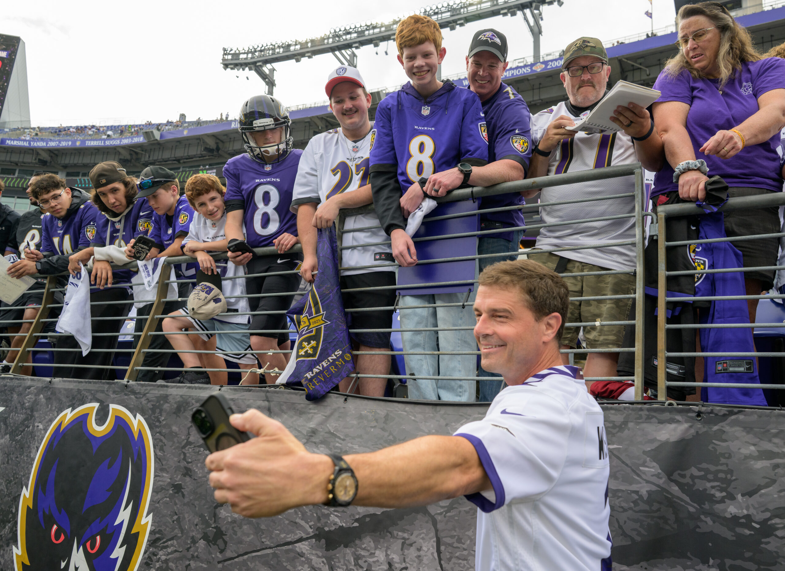 nasa-astronaut-reid-wiseman-attends-ravens-vs.-saints-game